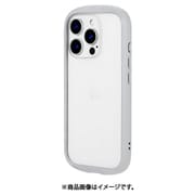 LN-IP24PLCLGY [iPhone 16 Pro用 耐衝撃ハイブリッドケース 「Cleary」 ライトグレー]