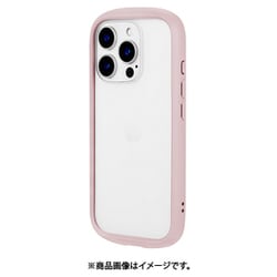 LN-IP24PLCPK [iPhone 16 Pro用 耐衝撃ハイブリッドケース 「Cleary」 ダスティピンク]