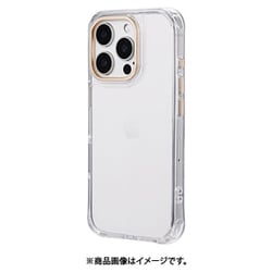 LN-IP24MCGD [iPhone 16 Pro用 カメラ保護ハイブリッドケース 「mycam」 シャンパンゴールド]