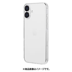 LN-IA24CAGCL [iPhone 16 Plus用 カメラレンズ保護ガラスハイブリッドケース 「UTILO All Cover Glass」 クリア]