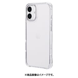 LN-IA24MCSV [iPhone 16 Plus用 カメラ保護ハイブリッドケース 「mycam」 シルバー]