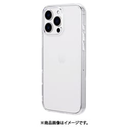 LN-IL24CGSCL [iPhone 16 Pro Max用 耐傷・ガラスハイブリッドケース 「UTILO Hybrid Glass」 クリア]