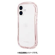 LN-IM24VMCRPK [iPhone 16用 耐傷・耐衝撃ハイブリッドケース 「ViAMO crystal」 ピンク]