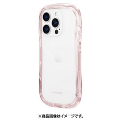 LN-IP24VMCRPK [iPhone 16 Pro用 耐傷・耐衝撃ハイブリッドケース 「ViAMO crystal」 ピンク]