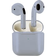 完全ワイヤレスイヤホン Bluetooth対応 くすみカラー ダスティブルー BES-181BL