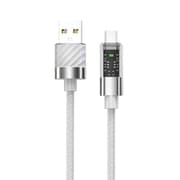 メカニック充電タフケーブル 1m Type-C シルバー BE-1675SV