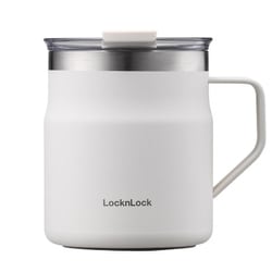 マグカップ ふた付き 保温 保冷 ステンレス 355ml ホワイト ロック＆ロック メトロ LHC4218NWHT
