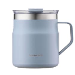 マグカップ ふた付き 保温 保冷 ステンレス 355ml ブルー ロック＆ロック メトロ LHC4218SBLU