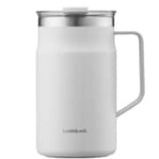 マグカップ ふた付き 保温 保冷 ステンレス 600ml 大きめ ホワイト ロック&ロック メトロ LHC4282NWHT