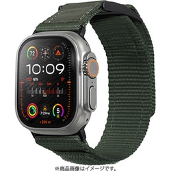L_AWU_CS_GN [Apple Watch Series 1～9/SE 1～2/Ultra 1～2用 バンド 42/44/45/49mm LAUT CHAMPS SPORT GREEN]