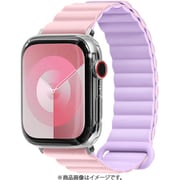 L_AWL_NS_P [Apple Watch Series 1～9/SE 1～2/Ultra 1～2用 バンド 42/44/45/49mm LAUT NOVI SPROT PINK]