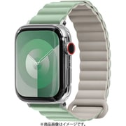 L_AWL_NS_GN [Apple Watch Series 1～9/SE 1～2/Ultra 1～2用 バンド 42/44/45/49mm LAUT NOVI SPROT GREEN]