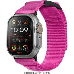 L_AWU_CS_P [Apple Watch Series 1～9/SE 1～2/Ultra 1～2用 バンド 42/44/45/49mm LAUT CHAMPS SPORT PINK]