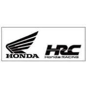 R-1081 [Wing・HRC 横組み Ver1 白黒 ステッカー]