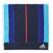 06-1400060 [adidas アクセントカラー 25cm×25cm ネイビー タオルハンカチ]