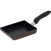 卵焼き器 13×18cm エッグパン ガス火専用 ブラウン 調理の相棒 軽量 こびりつきにくい お手入れ簡単 ND-634