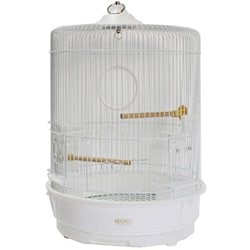 鳥かご R440LLーP ホワイト （37.6×37.6×55.5cm）