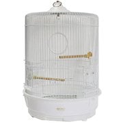 鳥かご R440LLーP ホワイト (37.6×37.6×55.5cm)