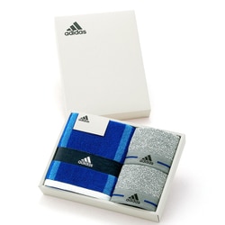06-3649250 [adidas エーベル タオルハンカチ 2枚 フェイスタオル 1枚入り タオルギフト]