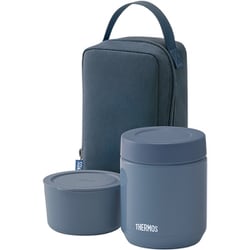 真空断熱スープランチセット 300ml インディゴブルー JEE550-IBL
