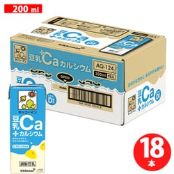 豆乳+カルシウム 200ml×18本