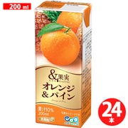 &果実 オレンジ&パイン 200ml×24本