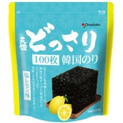どっさり韓国のり 塩レモン味 100枚