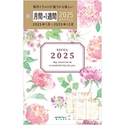 2025年 リフィル<B7> 月間+1週間 カントリータイム 花柄 27913006