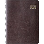 2025年 ビジネスダイアリー<B5> 週間 リング 茶 26901006