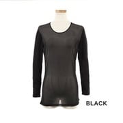 bsg-157lBLACK2M [レディース メッシュインナーUネック BSG-157LN BLACK2 M]