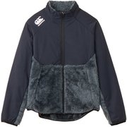 アールプラス フリースジャケット R+ FLEECE JACKET RP44578 17 チャコールグレー XLサイズ [アウトドア フリース メンズ]