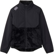 アールプラス フリースジャケット R+ FLEECE JACKET RP44578 19 ブラック Lサイズ [アウトドア フリース メンズ]