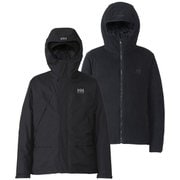 スカンザ3ウェイジャケット SCANDZA 3WAY JACKET HH12463 ブラック(K) Lサイズ [アウトドア 防水ジャケット ユニセックス]