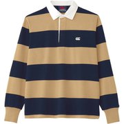 4インチストライプラグビージャージ 4INCH STRIPE RUGBY JERSEY RA44132 カーキ 34 3Lサイズ [アウトドア シャツ ユニセックス]