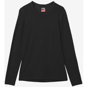 メリノ260テックロングスリーブクルー レディース カットソー ブラック(01) Mサイズ(日本:Lサイズ) IXW26220
