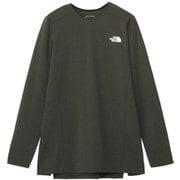 ロングスリーブエンデューロロングテイルクルー L/S Enduro Long-tail Crew NTW62477 ミックスチャコール(ZC) Lサイズ [ランニングウェア シャツ レディース]