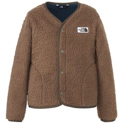 カドルフリースカーディガン Cuddle Fleece Cardigan NAJ72430 ラテ LA 130サイズ [アウトドア カーディガン キッズ]