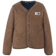 カドルフリースカーディガン Cuddle Fleece Cardigan NAJ72430 ラテ LA 130サイズ [アウトドア カーディガン キッズ]