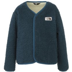 カドルフリースカーディガン Cuddle Fleece Cardigan NAJ72430 ミッドナイトペトロール PO 140サイズ [アウトドア カーディガン キッズ]