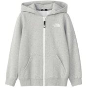 キッズ リアビューフルジップフーディ Rearview FullZip Hoodie NTJ62261 ミックスグレー Z 120サイズ [アウトドア トップス 長袖 キッズ]