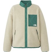 リバーシブルエクストリームパイルジャケット Reversible Extreme Pile Jacket NP72333 オートミール×TNFグリーン OG Sサイズ [アウトドア フリース ユニセックス]