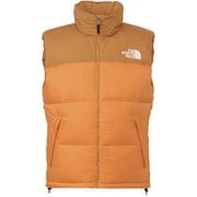 ヌプシベスト Nuptse Vest ND92338 アイアンシトラス×アプリコットグレーズ IA Mサイズ [アウトドア ダウンベスト メンズ]