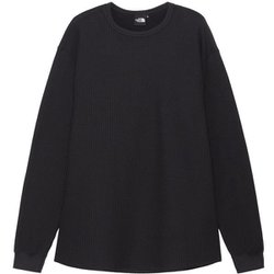 ロングスリーブウォームワッフルクルー L/S Warm Waffle Crew NT62436 ブラック K XLサイズ [アウトドア カットソー ユニセックス]