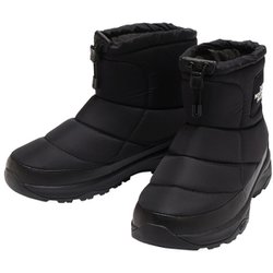 ヌプシ ブーティ ウォータープルーフ ロゴ ショート Nuptse Bootie WP Logo Short NF52280 TNFブラック×TNFホワイト KW US8(26cm） [防寒ブーツ ユニセックス]