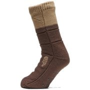 ヌプシ ブーティ ソックス Nuptse Bootie Socks NN82233 ユーティリティブラウン×デミタッセブラウン UD Sサイズ(23-25cm) [アウトドア ソックス ユニセックス]