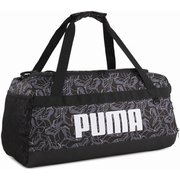 チャレンジャー ダッフル バッグ M 079531 11 PUMA BLACK-PUMA CAT AOP [アウトドア ボストンバッグ 58L]