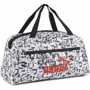 PHASE AOP スポーツバッグ 079950 12 PUMA BLACK-B&W AOP [アウトドア ボストンバッグ 22L]