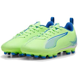 ウルトラ 5 プレイ HG/AG + MID JR 107903 03 FIZZY APPLE-PUMA WHITE-BLUEM 23.5cm [サッカーシューズ キッズ]