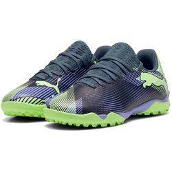 フューチャー7 プレイTT+MID JR 107953 03 GRAY SKIES-ELEKTRO PURPLE-FI 21cm [サッカーシューズ キッズ]