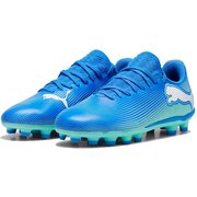 フューチャー7 プレイHG/AG+MID JR 107954 01 Hyperlink Blue-Mint-PUMA White 23cm [サッカーシューズ キッズ]